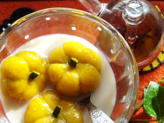 かぼちゃ白玉～Sheeseスープ仕立て～（vegan  レシピ）